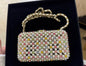 Rare Chanel 23Ss Multicolor Pearl Box Minaudiere