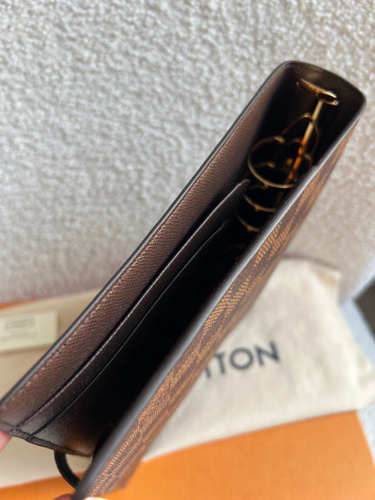 Louis Vuitton Damier Ebene Large Ring Agenda Cover (RRP £595)