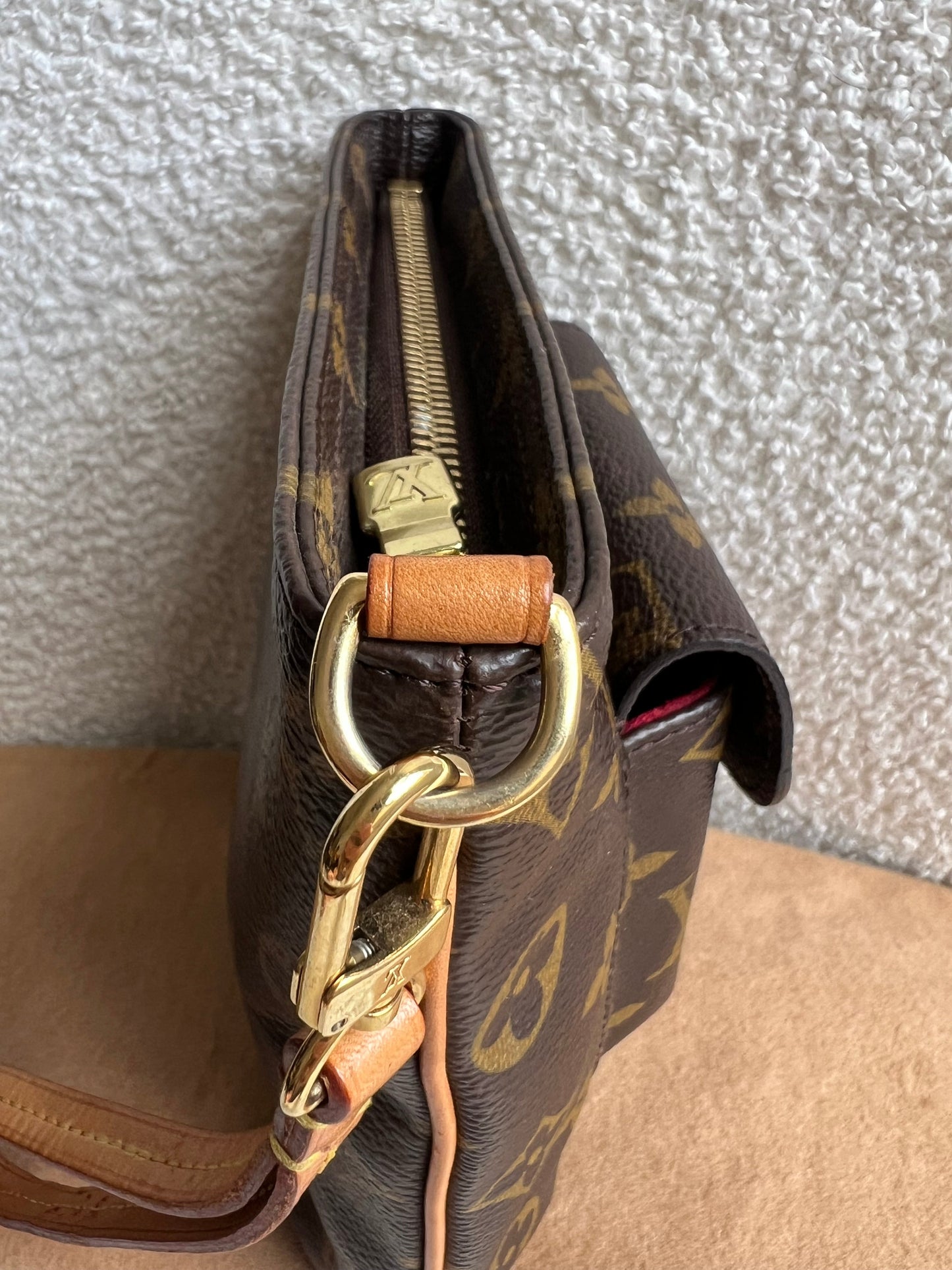 Louis Vuitton Monogram Partition Clutch
