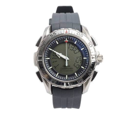 Omega Vintage Titanium Speedmaster X33 41 MM Quartz Digital Watch
