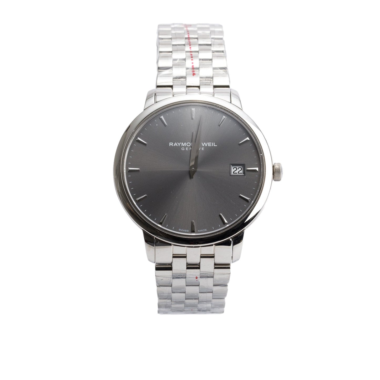 Raymond Weil Stainless Steel Toccata 42 MM Watch Grey Dial 5588
