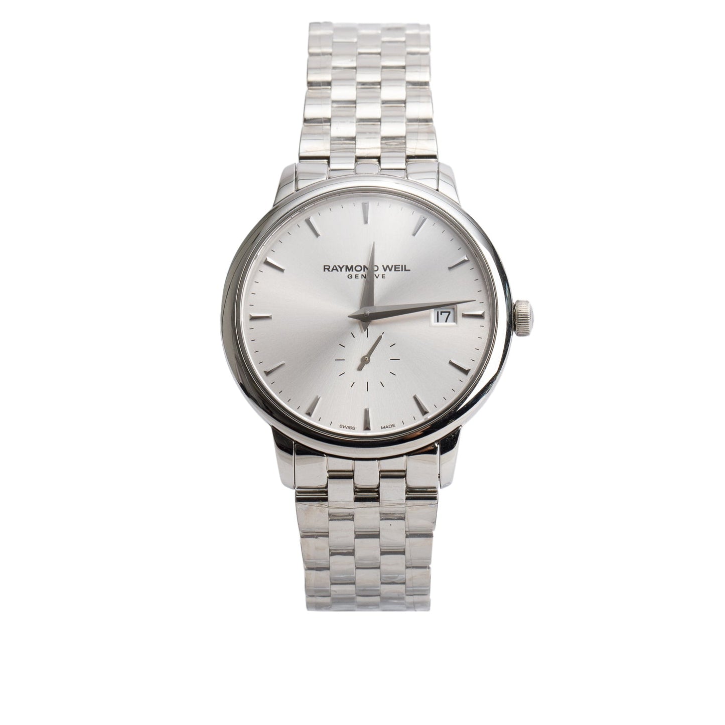 Raymond Weil Stainless Steel Toccata 39 MM Watch Silver Dial 5484
