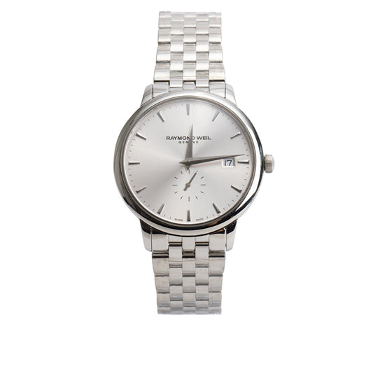 Raymond Weil Stainless Steel Toccata 39 MM Watch Silver Dial 5484
