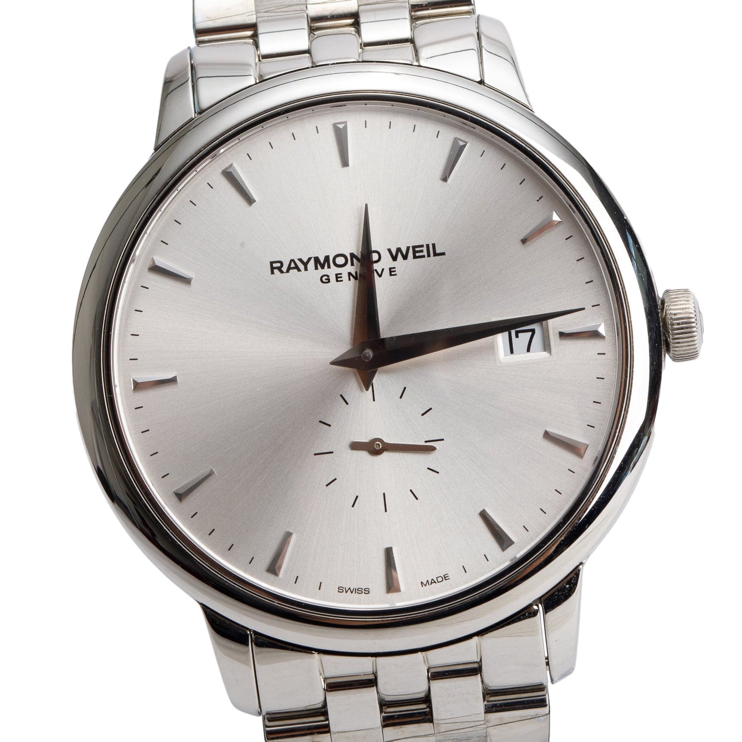 Raymond Weil Stainless Steel Toccata 39 MM Watch Silver Dial 5484