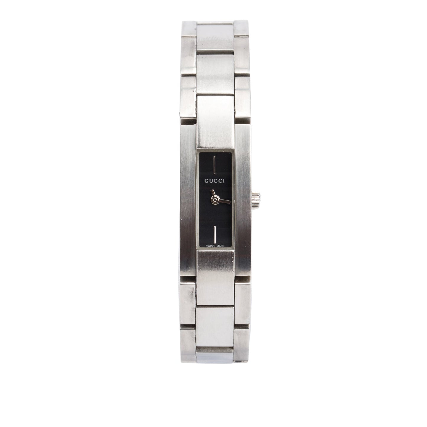 Gucci Stainless Steel 4600L Series Quartz Watch Black Dial