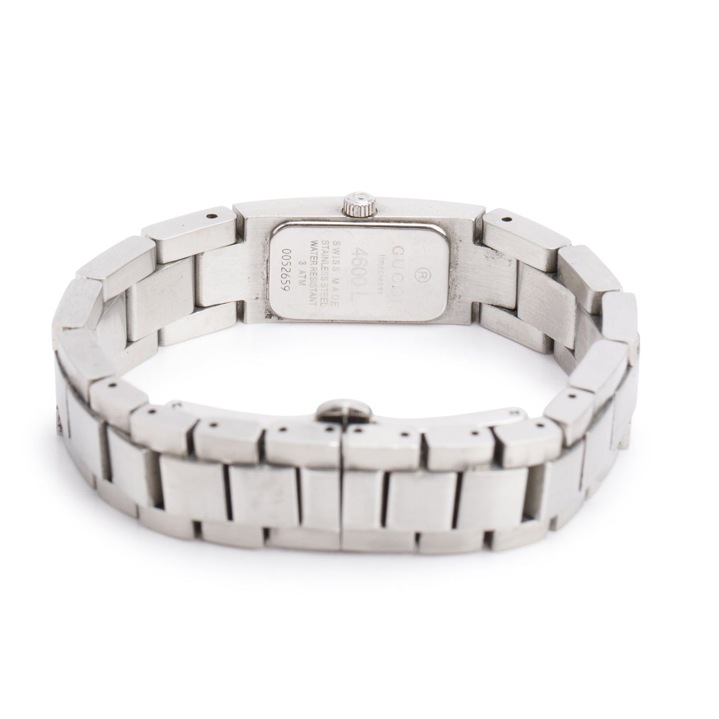 Gucci Stainless Steel 4600L Series Quartz Watch Black Dial