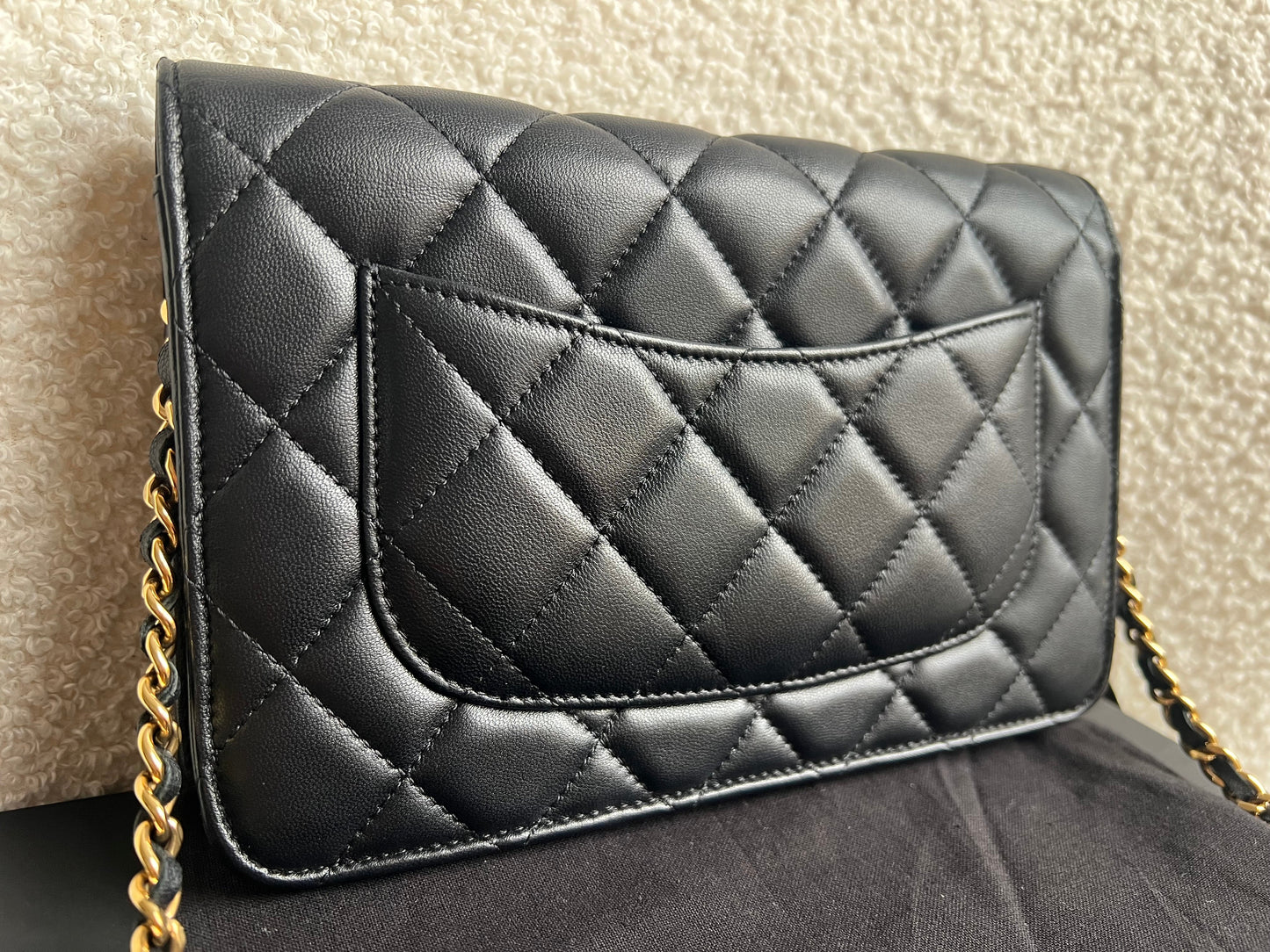Chanel Wallet on Chain in Black Lambskin Gold Hardware (RRP £2,930)
