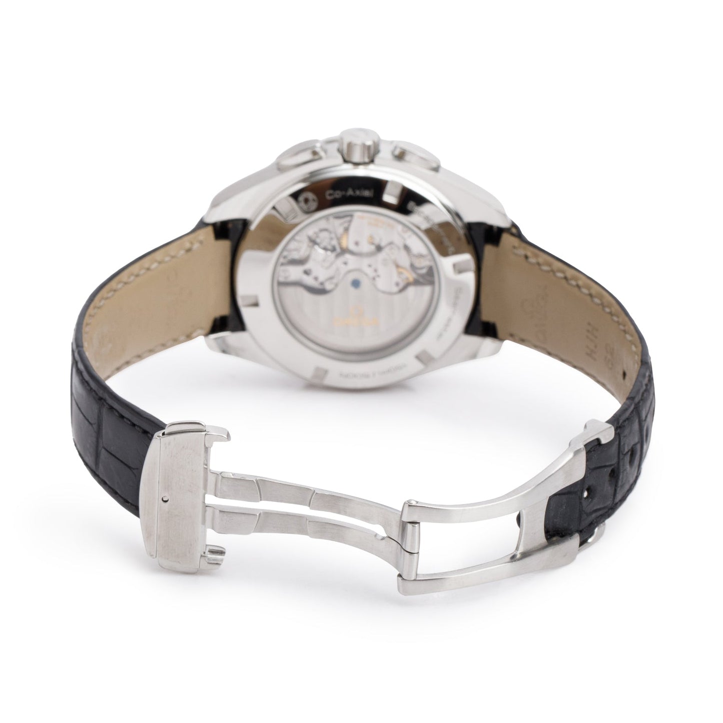 Omega Stainless Steel Seamaster Aqua Terra 150M 44 MM Chronograph Automatic Watch White Dial w/ Box