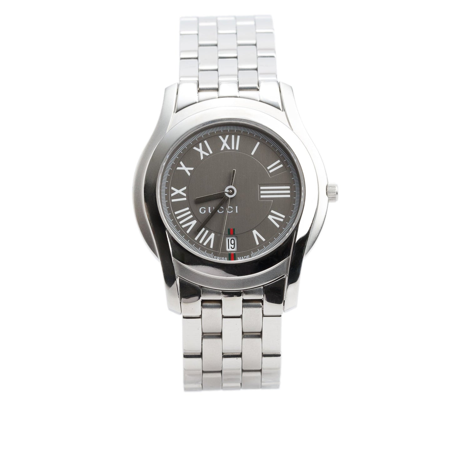 Gucci Stainless Steel 5500 Series 35 MM Quartz Watch w/ Box