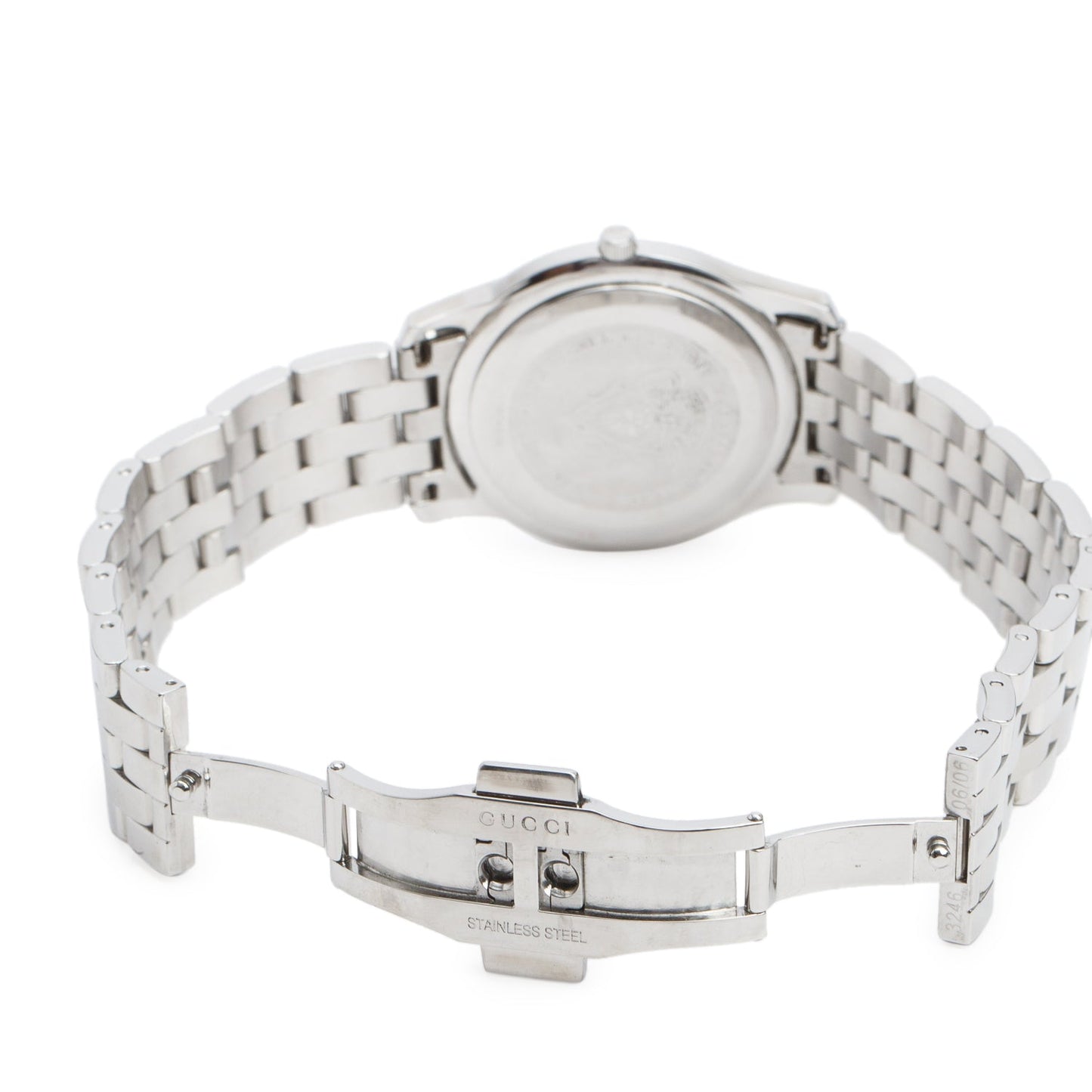 Gucci Stainless Steel 5500 Series 35 MM Quartz Watch w/ Box
