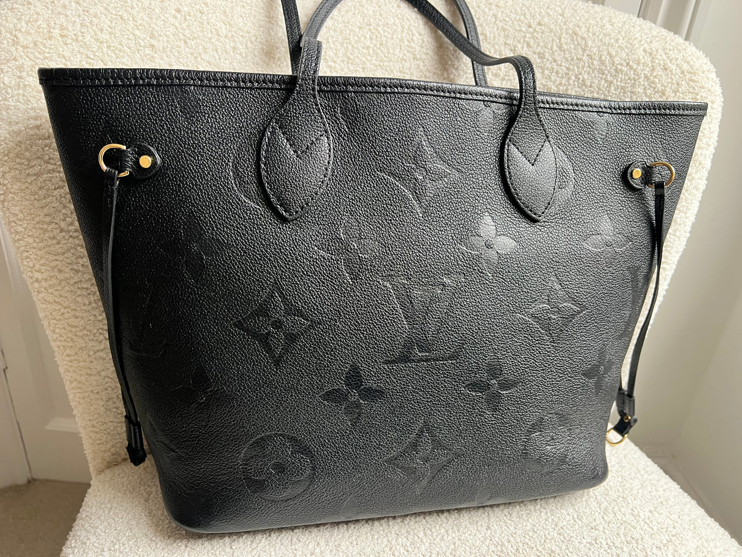 Louis Vuitton Neverfull MM Black Empreinte (RRP £1,970)