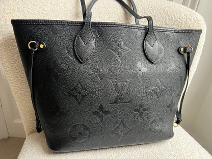 Louis Vuitton Neverfull MM Black Empreinte (RRP £1,970)