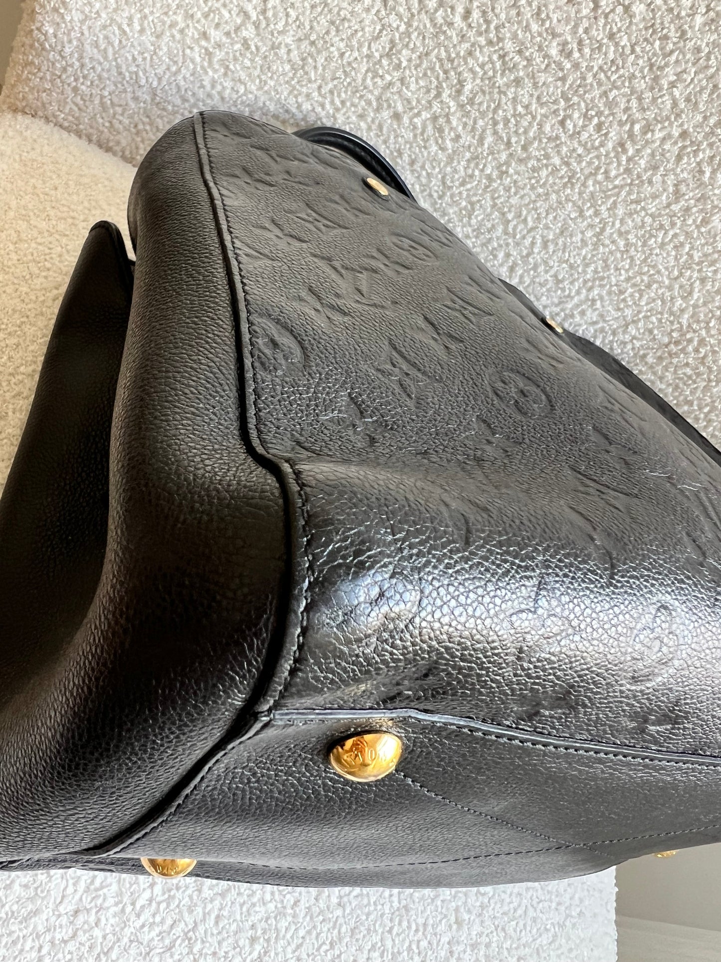 Louis Vuitton Montaigne GM in Black Monogram Empreinte (RRP £2230)
