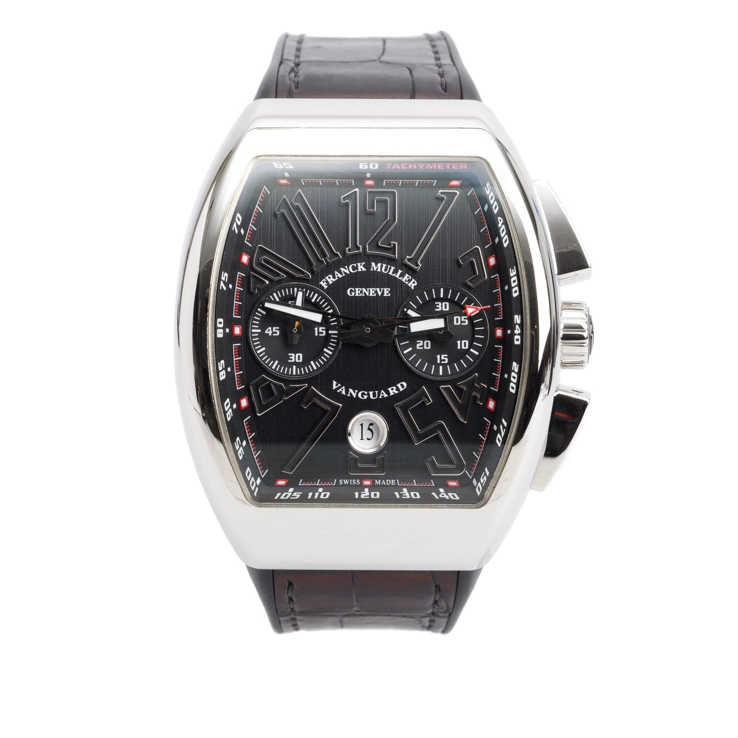 Franck Muller 2020 Stainless Steel V45 Vanguard Yachting Automatic Chronograph Watch w/ Box & Papers