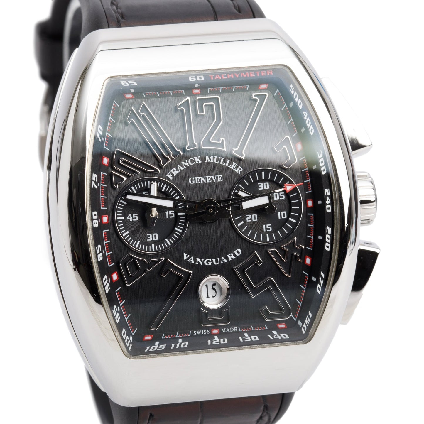 Franck Muller 2020 Stainless Steel V45 Vanguard Yachting Automatic Chronograph Watch w/ Box & Papers