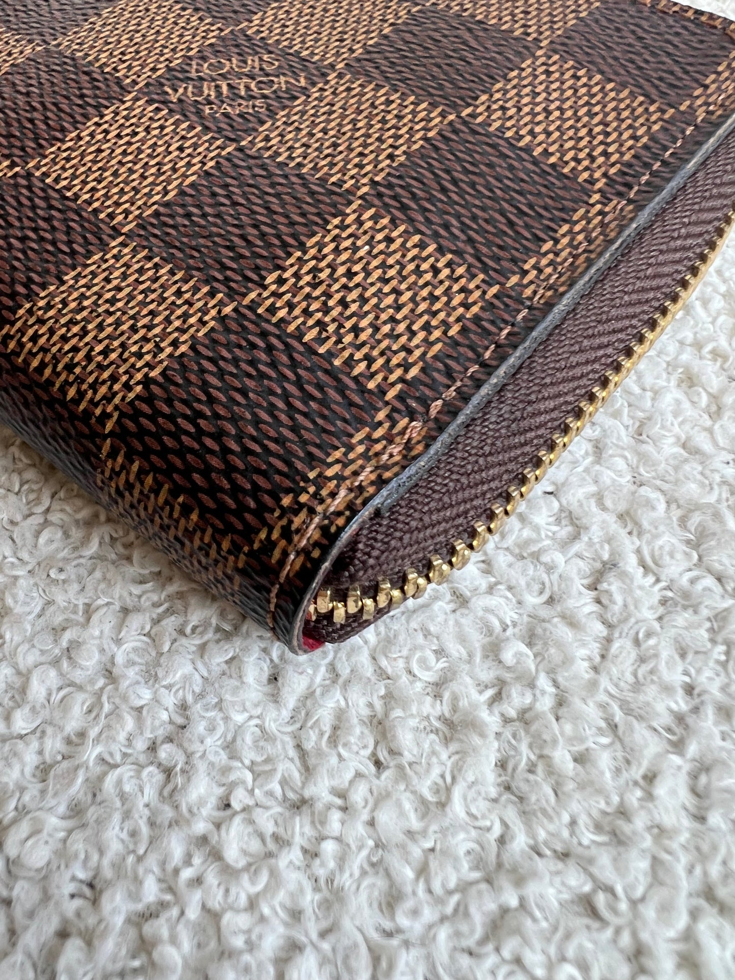 Louis Vuitton Clemence Wallet in Damier Ebene (RRP £450)