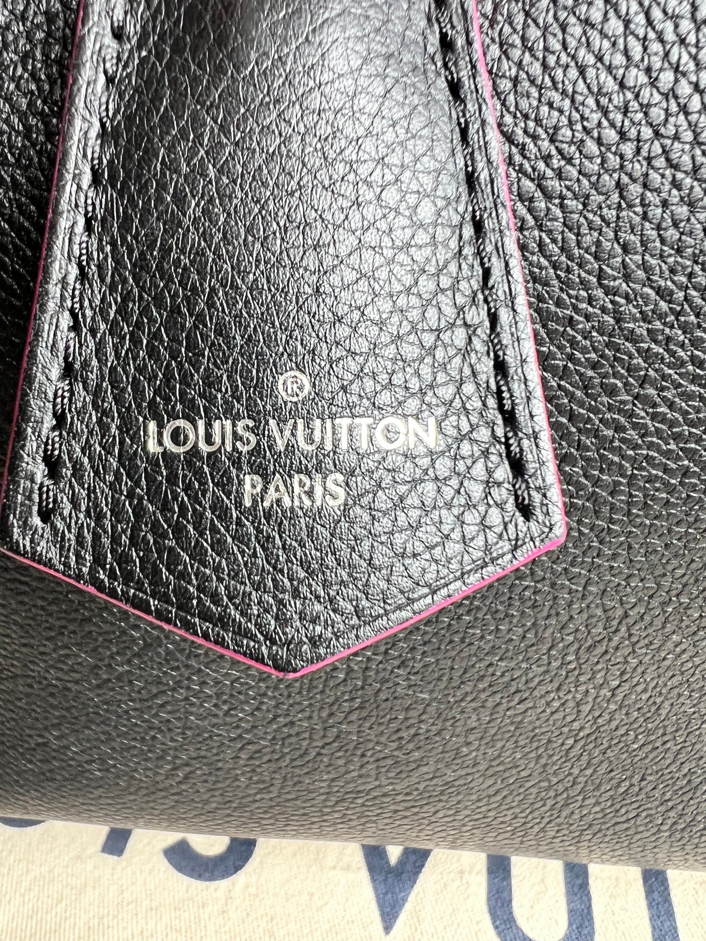 Louis Vuitton Lockme Bucket Bag in Black and Pink (RRP £2050)