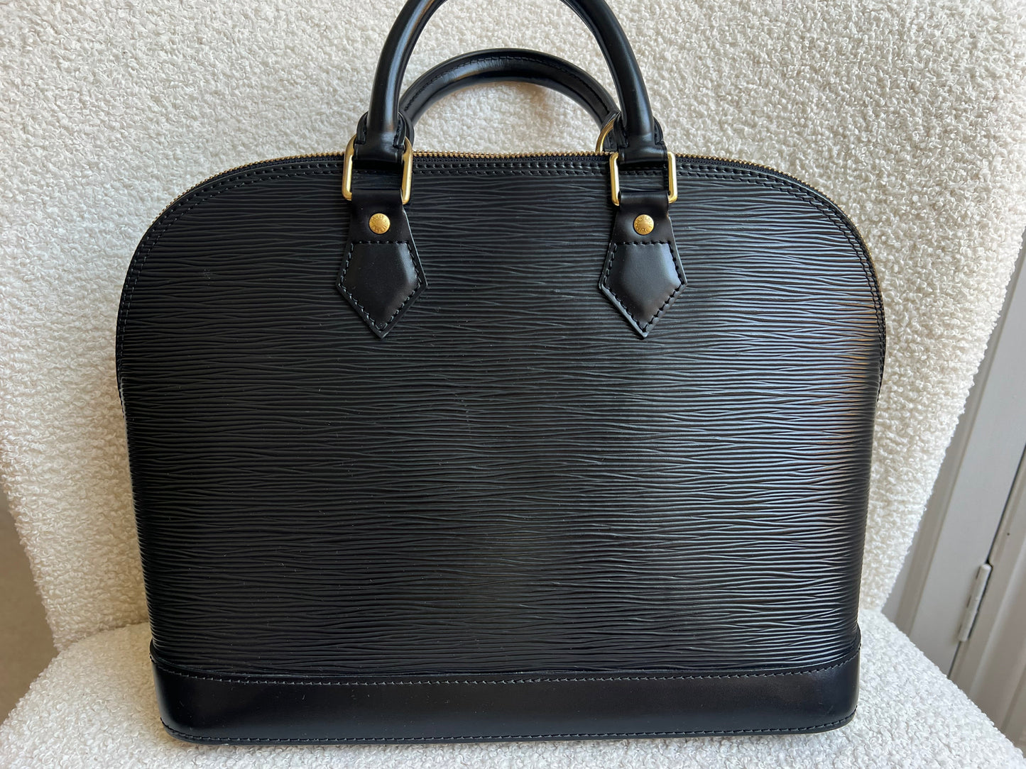 Louis Vuitton Alma PM Black Epi