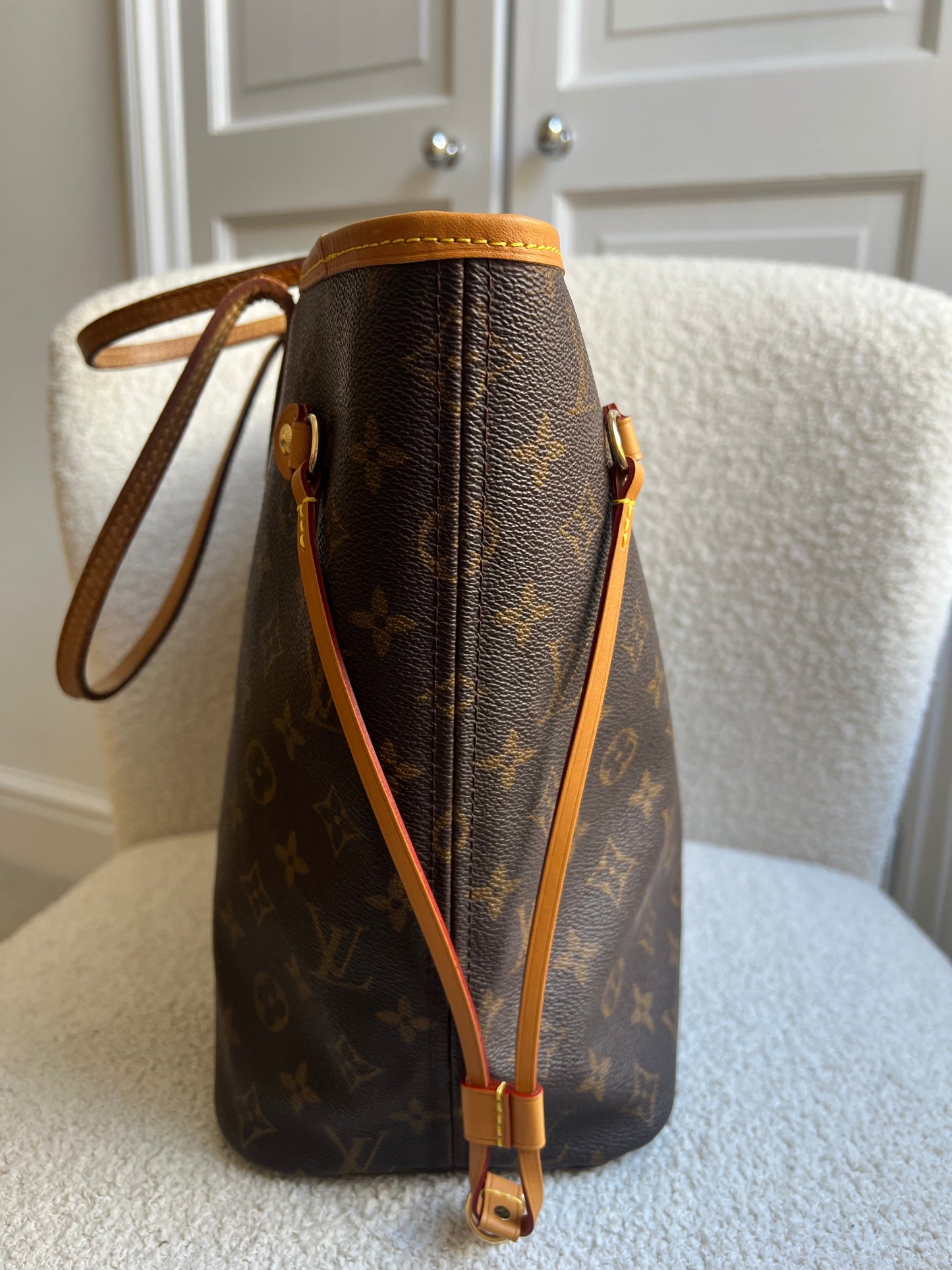 Louis Vuitton Neverfull MM Monogram Beige