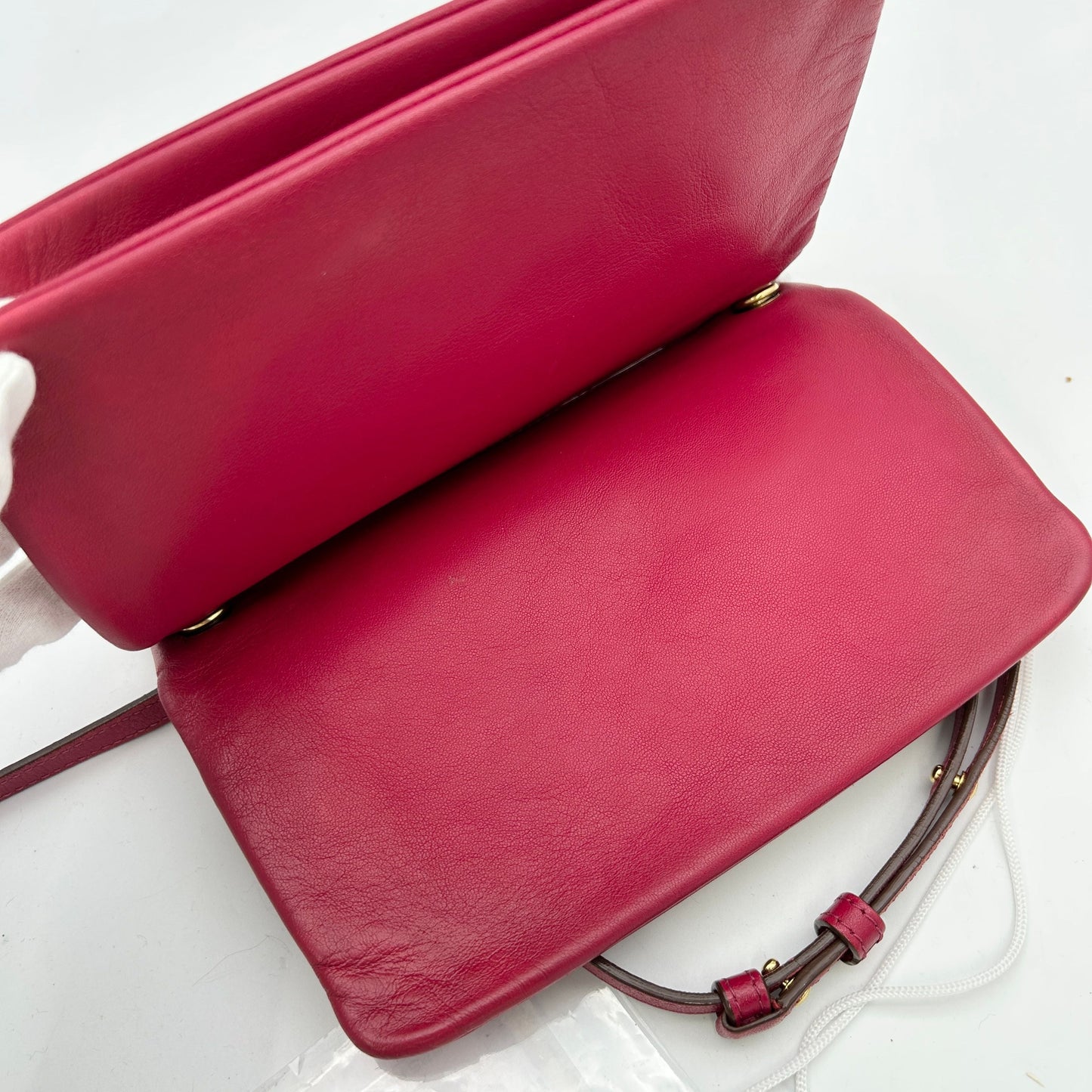 Celine Trio Crossbody Bag - Red Crossbody Bag LA375