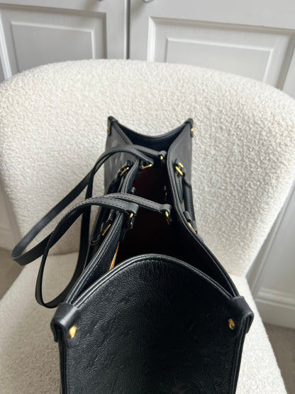 Louis Vuitton On the Go GM Black Empreinte (RRP £2,620)