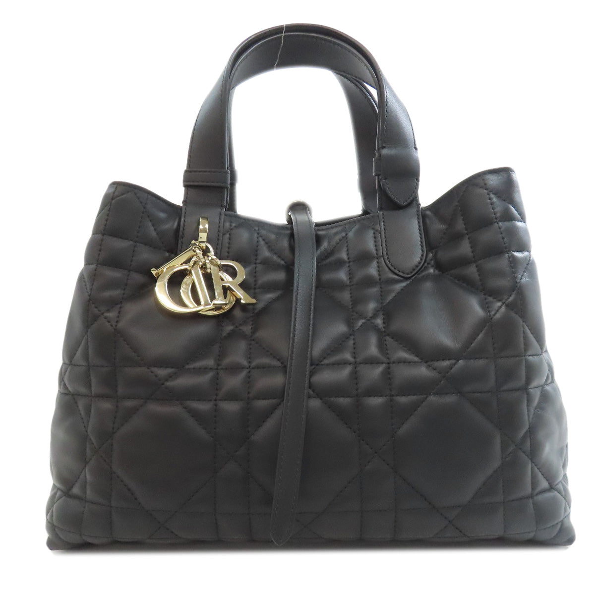 Christian Dior Handbag Calfskin black To joule