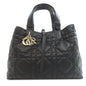 Christian Dior Handbag Calfskin black To joule