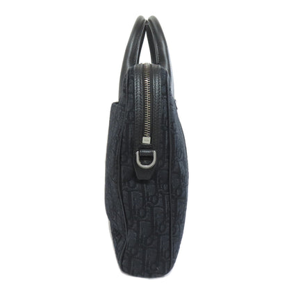 Christian Dior Business bag canvas black Trotter Pattern 2WAY