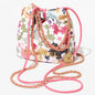 Blooming Raffia Chanel 22 In Lace Patchwork With Gold-Tone Hardware Mini Size