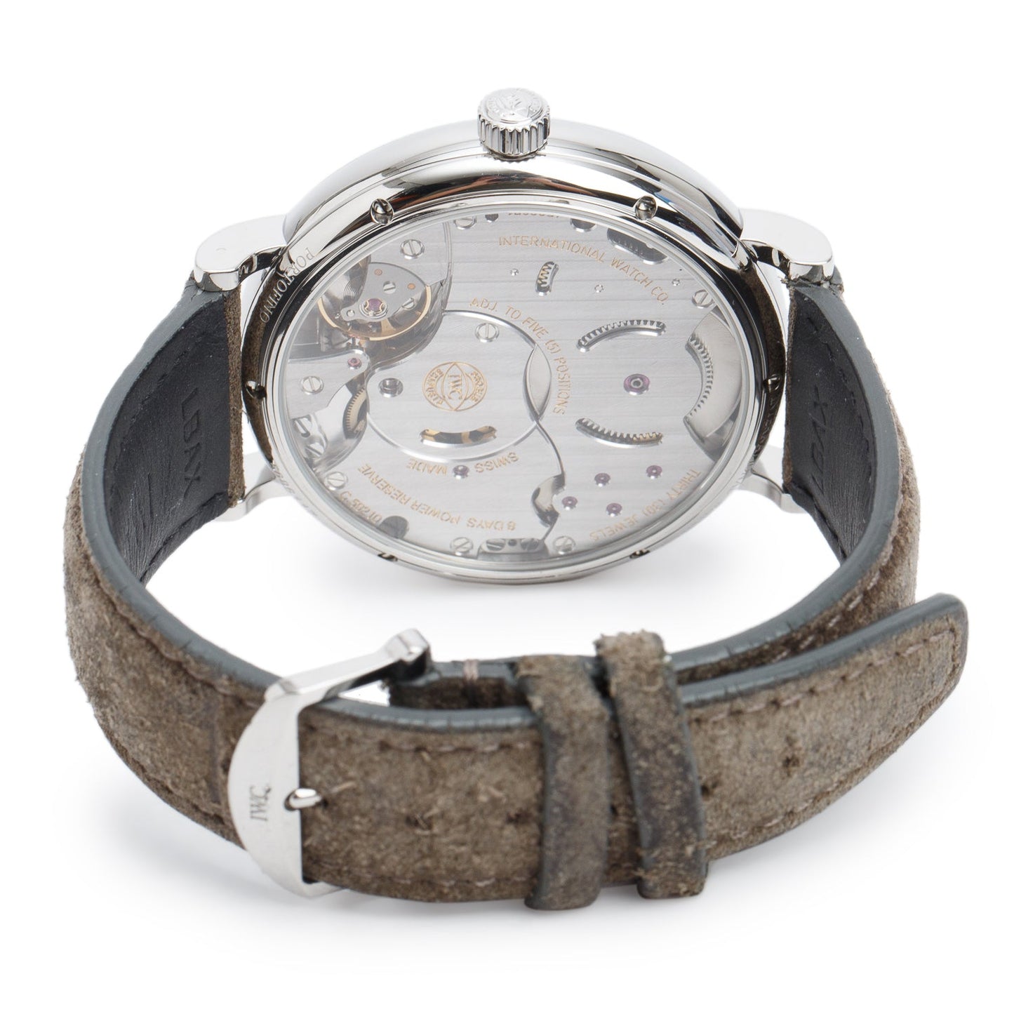 IWC 2023 Stainless Steel Portofinio Hand-Wound 45 MM Manual Watch Grey Dial IW510115 w/ Box & Papers