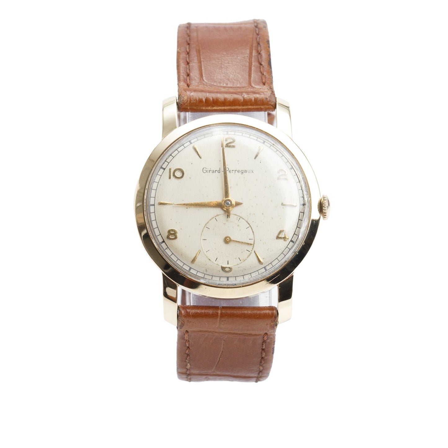 Girard Perregaux Vintage 14k Yellow Gold 34 MM Manual Watch
