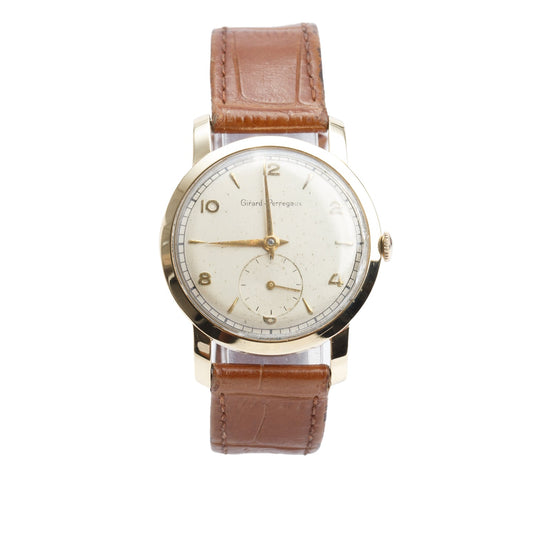 Girard Perregaux Vintage 14k Yellow Gold 34 MM Manual Watch