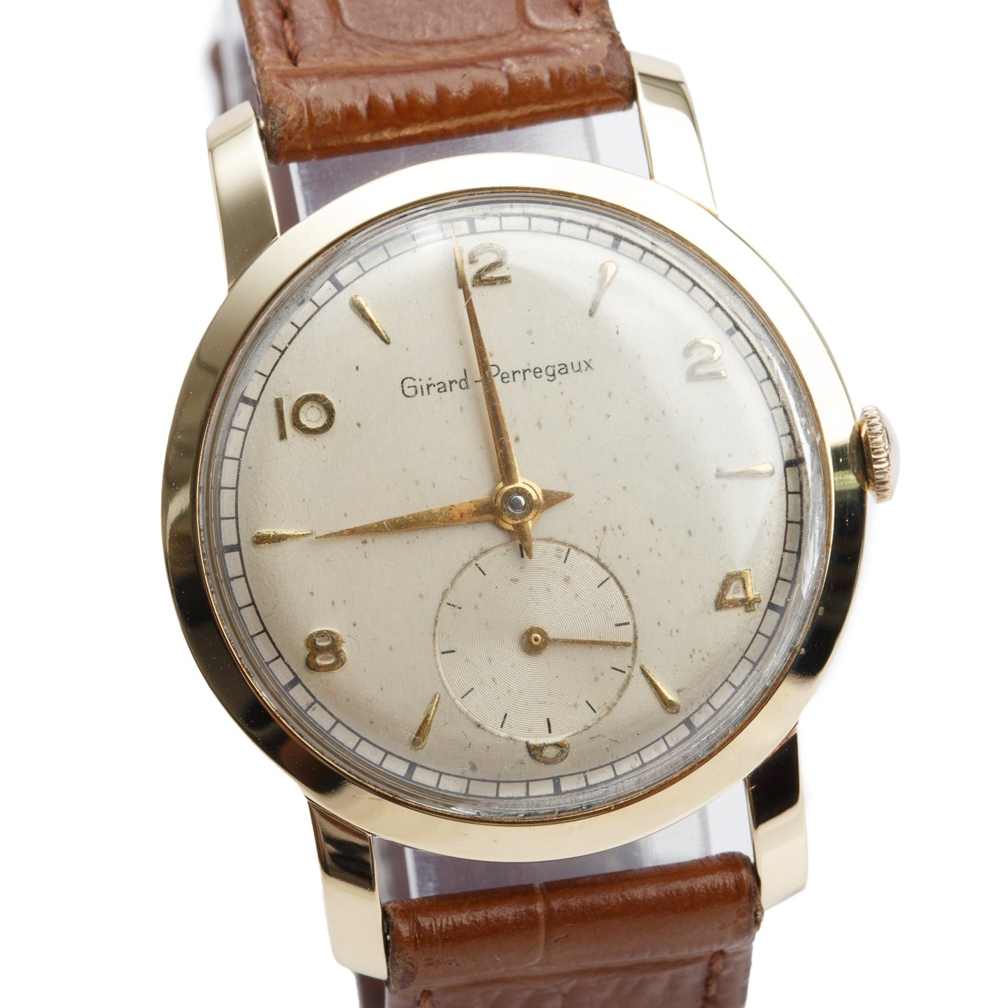 Girard Perregaux Vintage 14k Yellow Gold 34 MM Manual Watch