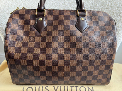 Louis Vuitton Speedy Bandouliere 30 Damier Ebene (RRP £1490)