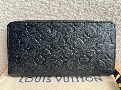 Louis Vuitton Zippy Wallet in Black Empreinte (RRP £790)