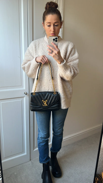 Louis Vuitton Black New Wave Chain Bag MM (RRP £2310)