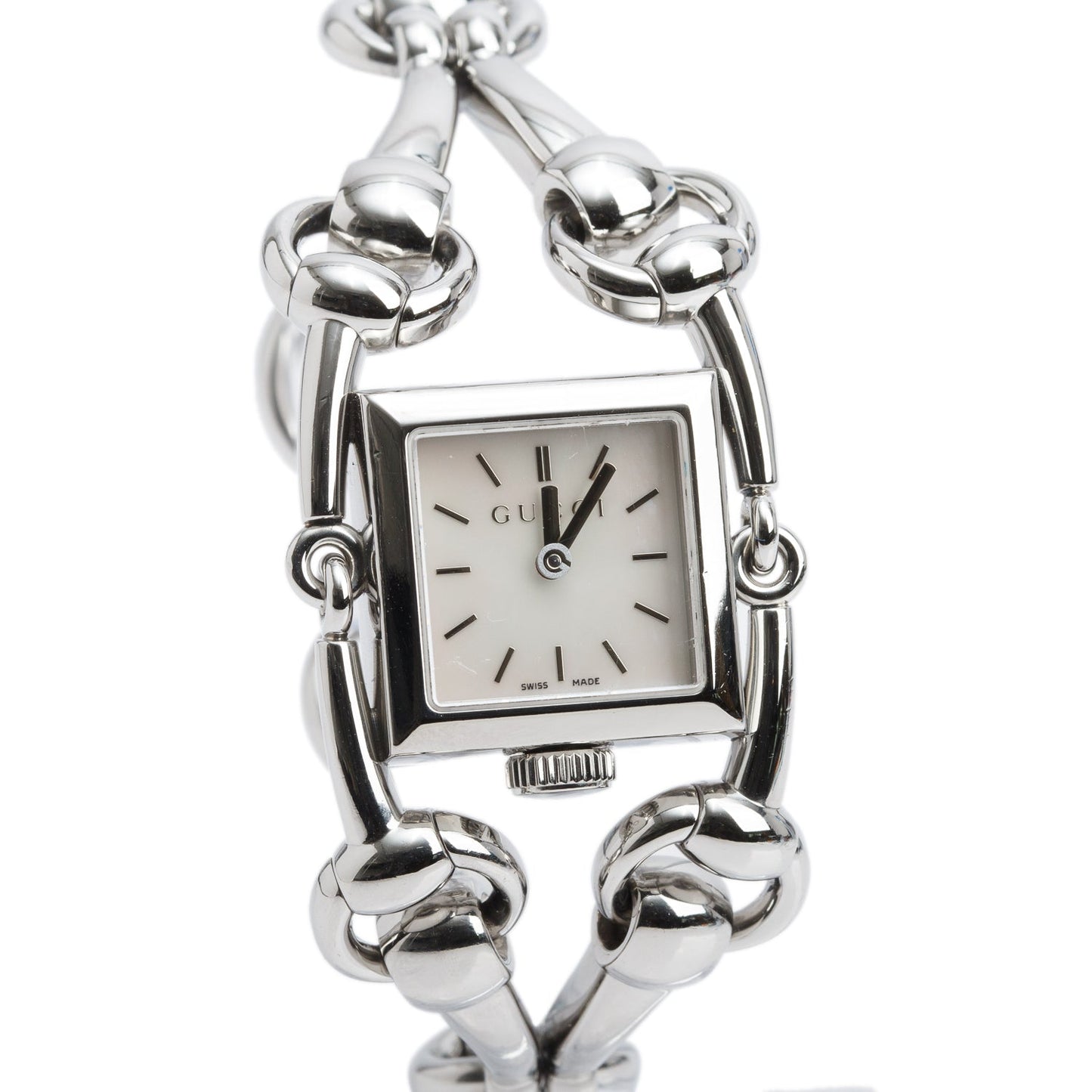 Gucci Stainless Steel Signoria Watch Mother of Pearl Dial YA116501