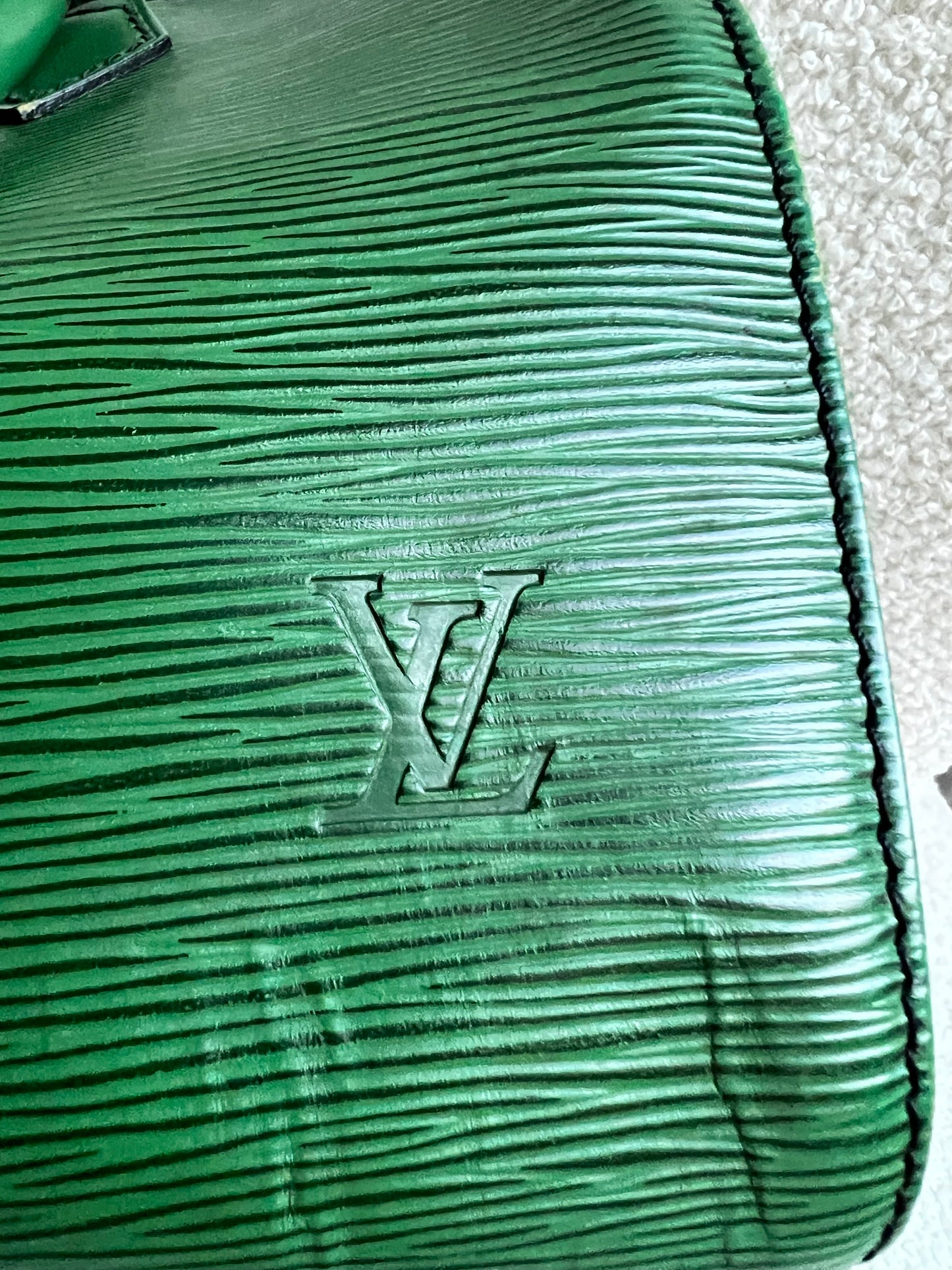 Louis Vuitton Speedy 30 Green Epi