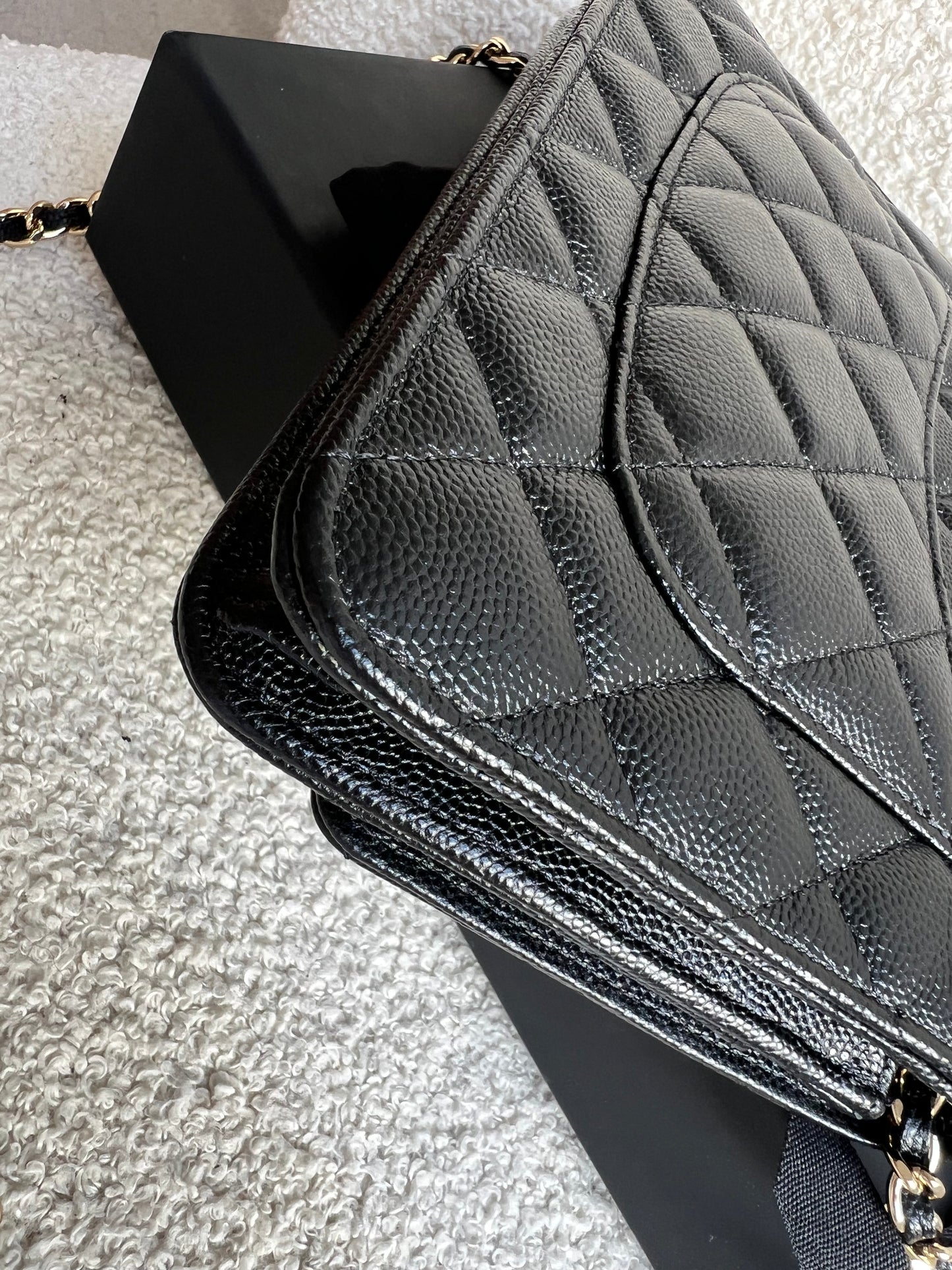 Chanel Black Caviar Wallet on Chain (RRP £2,930)