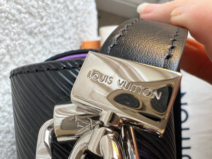 Louis Vuitton Black Triple Chain Twist MM Shoulder Bag (RRP £3550)