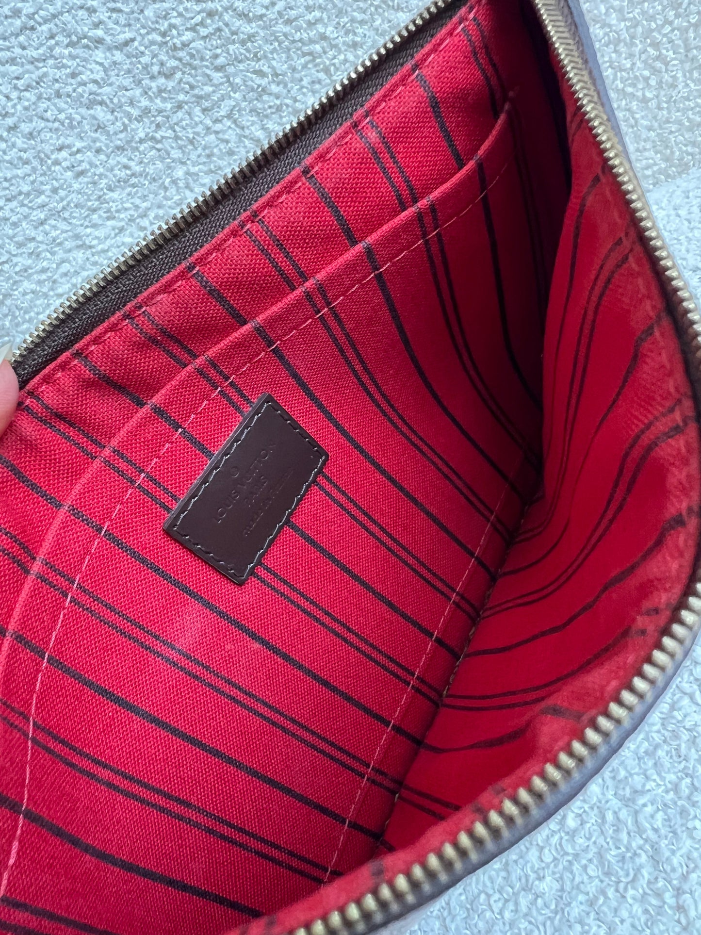 Louis Vuitton Pouch (from Neverfull) in Damier Ebene