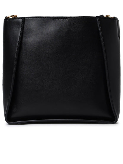 Stella Mccartney Black Soft Polyurethane Mini Crossbody Bag Woman