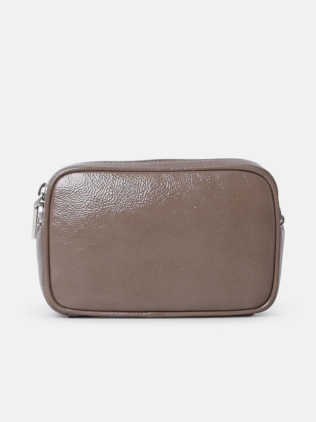 Golden Goose Star Crossbody Bag In Dove-Gray Leather Woman