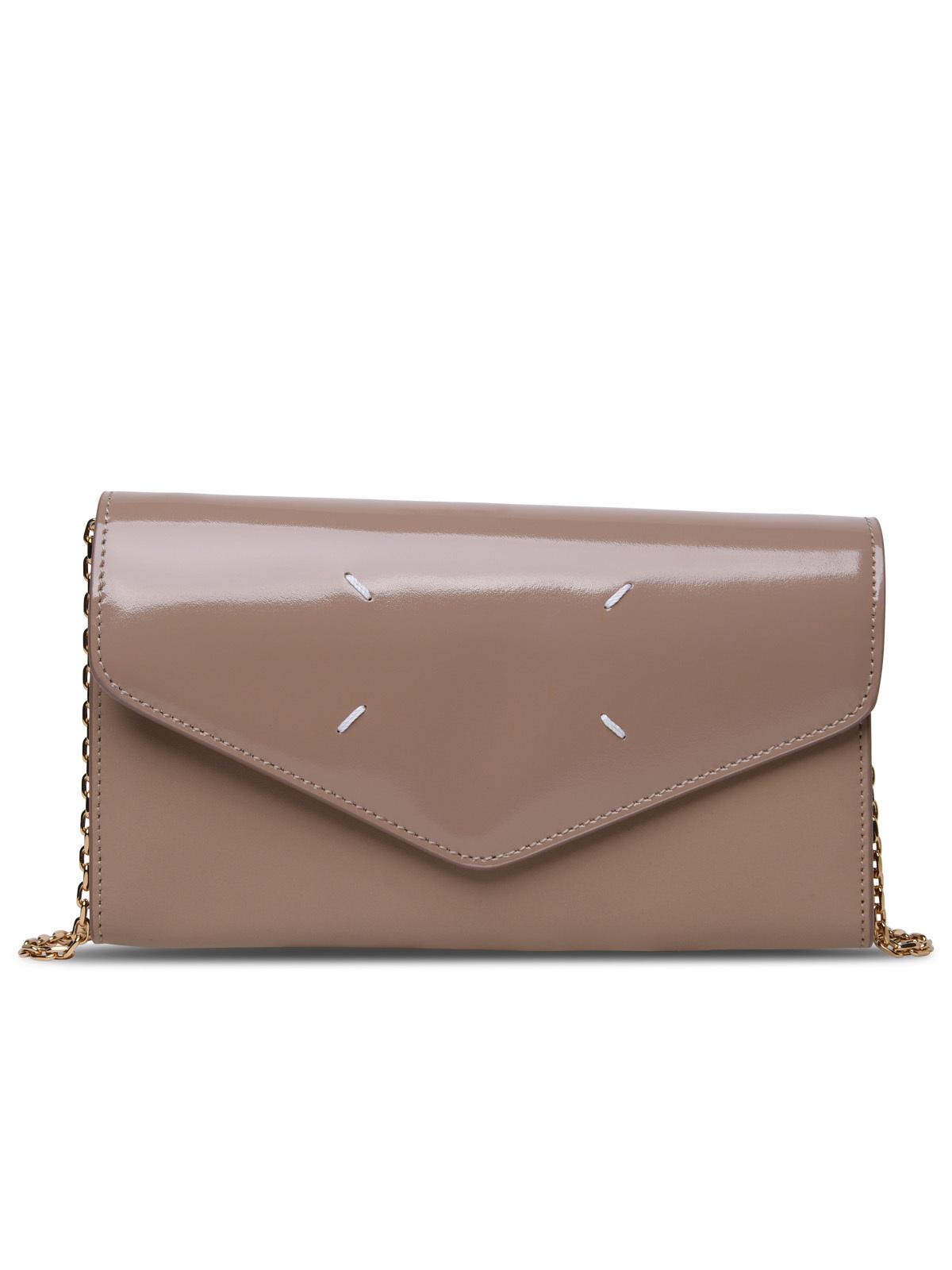 Maison Margiela Beige Leather Crossbody Bag Woman