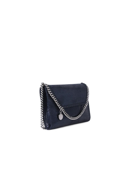 Stella Mccartney 'Falabella' Bright Blue Recycled Polyester Mini 'Crossbody' Clutch Woman