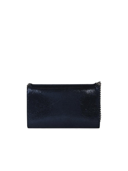 Stella Mccartney 'Falabella' Bright Blue Recycled Polyester Mini 'Crossbody' Clutch Woman