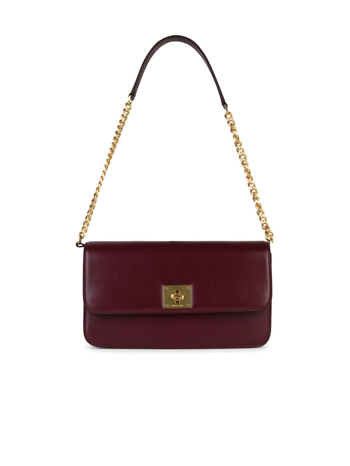 Golden Goose 'Gioia' Burgundy Leather Crossbody Bag Woman