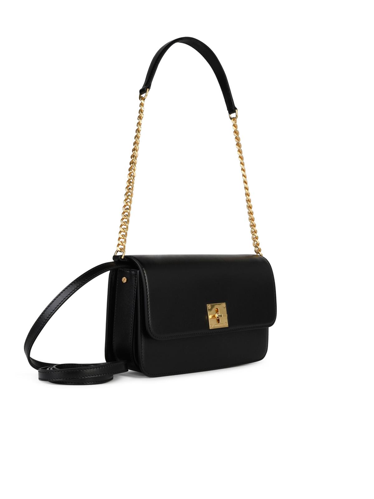 Golden Goose 'Gioia' Black Leather Crossbody Bag Woman