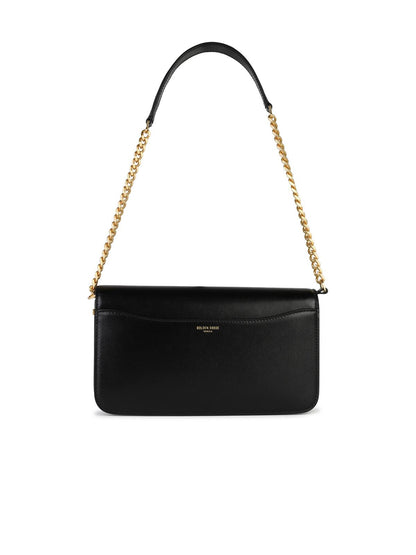 Golden Goose 'Gioia' Black Leather Crossbody Bag Woman