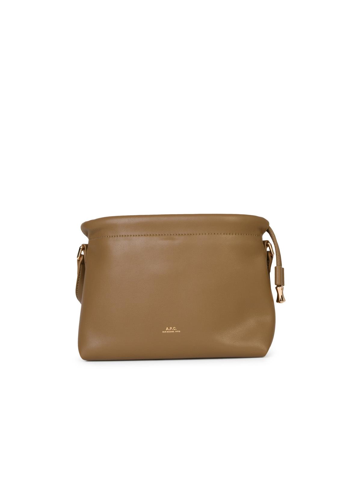 A.P.C. Small 'Ninon' Crossbody Bag In Olive Green Eco-Leather Woman